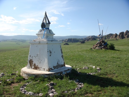 Stupa et ovoo